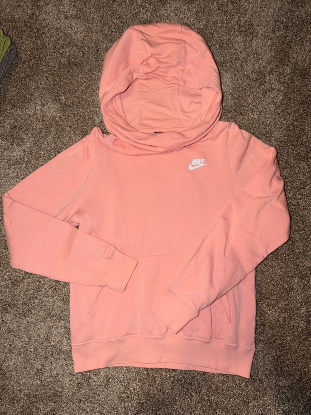 NWOT Nike Coral Pink Hoodie Sweatshirt